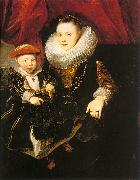 Dyck, Anthony van Young Woman with a Child oil